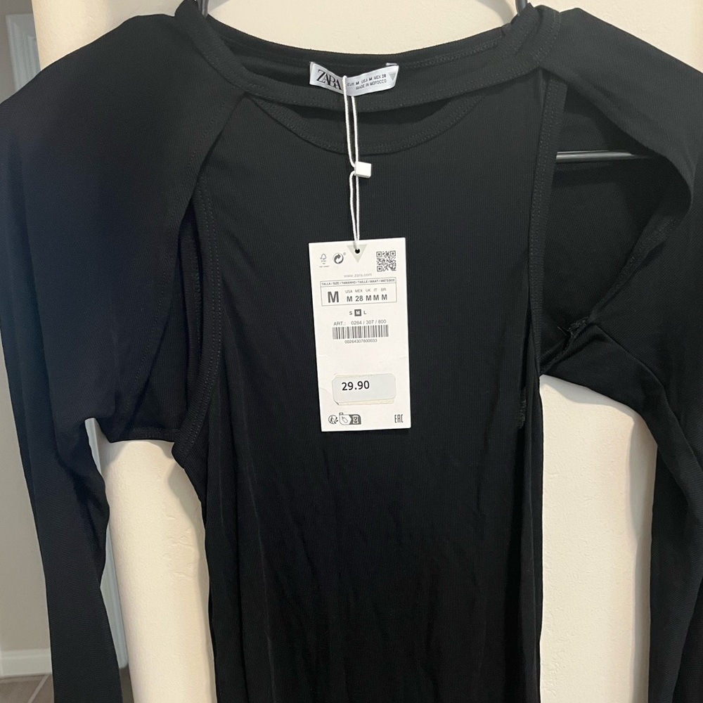 Zara tank with attacked shrug